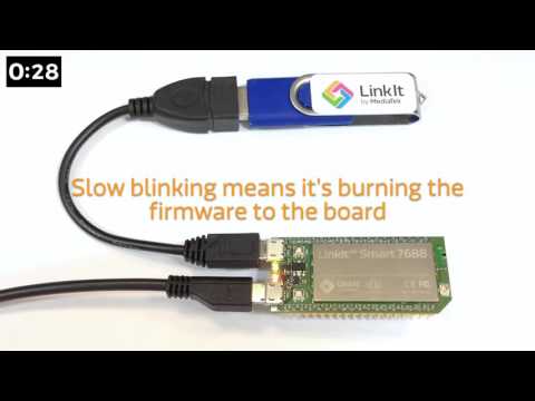 MediaTek LinkIt™ Smart 7688 tutorial. Firmware upgrade with USB