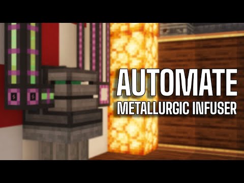 How to Automate The Metallurgic Infuser from Mekanism!