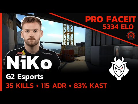 NiKo G2 DOMINATES VERTIGO with 35 KILLS!🔥 w/donk/jks/m0NESY (VERTIGO) FACEIT LVL 10  / CSGO POV