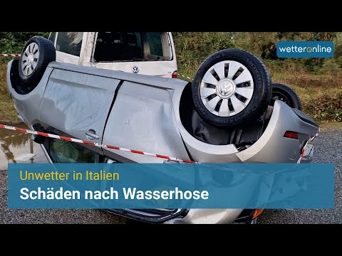 Unwetter in der Toskana - Massive Schäden nach einer Wasserhose