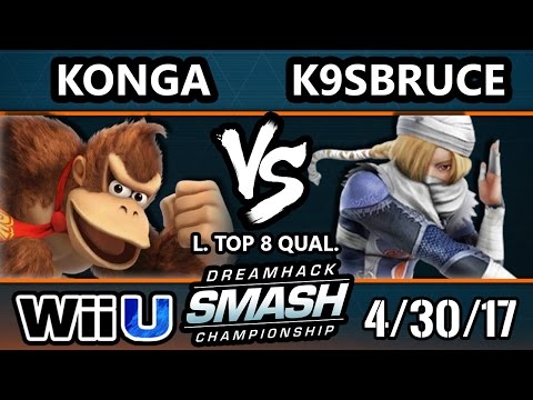 DHA 2017 SSB4 - KoL Konga (Donkey Kong) Vs. MF | LH K9sBruce (Sheik) Smash 4 Losers 9ths - Wii U