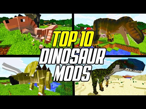 Top 10 Minecraft Dinosaur Mods (Prehistoric Minecraft Mods)