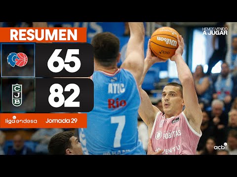 Resumen Río Breogán 65 - Joventut Badalona 82 (J29)
