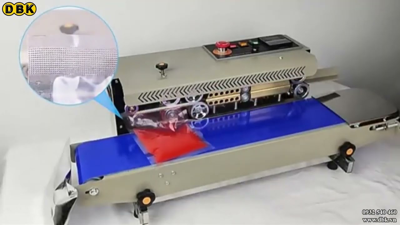 Video Máy hàn miệng túi tự động FR-900 (dạng đứng) - Máy hàn miệng túi tự động FR-900