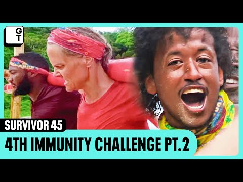 LULU'S FINALLY DOING GREAT on 4th Immunity Challenge! Pt.1 | SURVIVOR S45 E4
