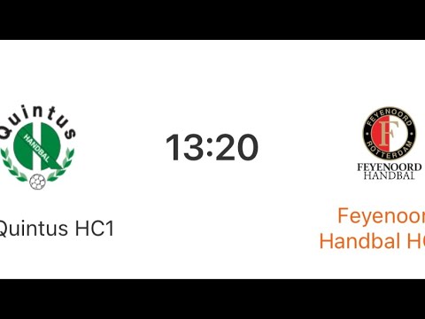 Feyenoord handbal HC1 - Hv Quintus HC1