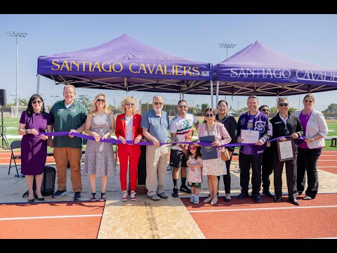 Santiago High School Track and Field Ribbon Cutting - June 2023