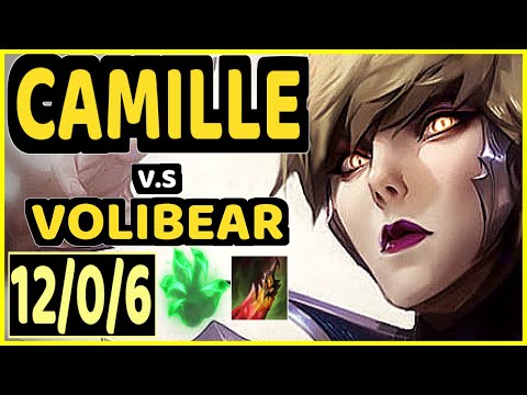 SHIKARI (CAMILLE) vs VOLIBEAR - 12/0/6 KDA TOP CHALLENGER GAMEPLAY - EUW