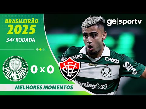 Gols e lances de Palmeiras x Vitória