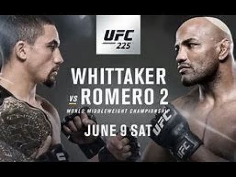 UFC 225 - Robert Whittaker -VS- Yoel Romero 2 - FULL FIGHT HD