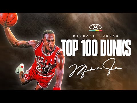 Michael Jordan's Top 100 Dunks Of All Time 🐐
