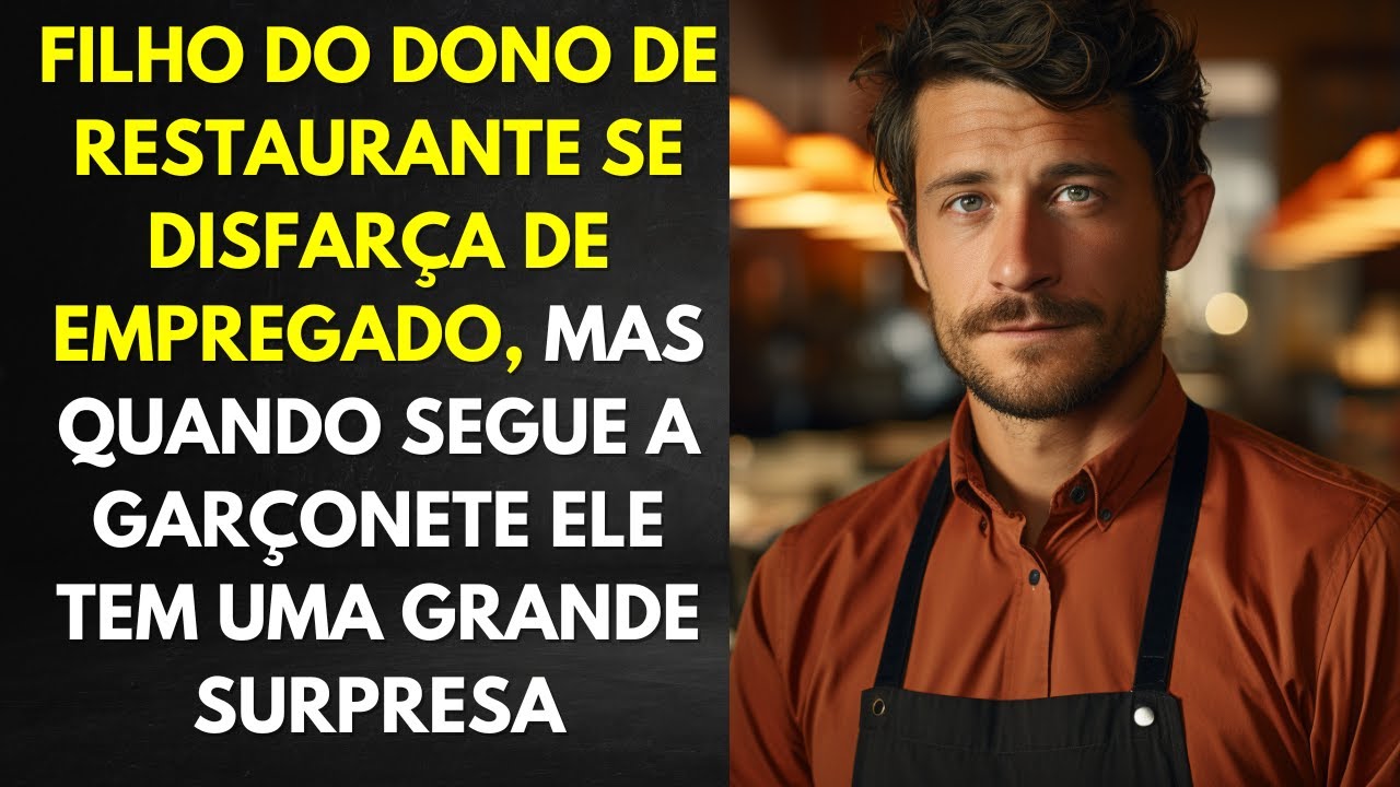 Dono De Restaurante Se Disfarça De Empregado, Mas Segue a Garçonete e Tem Uma Grande Surpresa