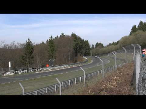 Nordschleife VLN Action Bellof S 29 03 2014 Almost Crashes Nice Cars and Nice Sound