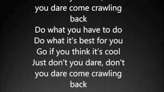 Taio Cruz - Don&#39;t You Dare Lyrics