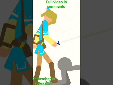 link Vs the rake #sticknodes #animation #fight