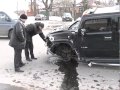 В Харькове Hummer с VIP-номерами врезался в Mazda 