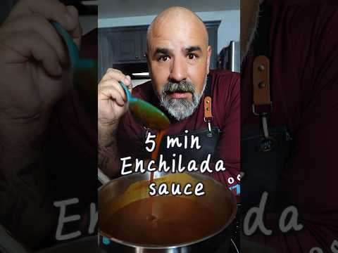 Easy homemade Enchilada sauce in 5 minutes! #mexicanfood #foodie #viralshort