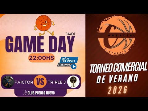 Ferretería Víctor 🆚 Triple J - Torneo Comercial de Basquet 🏀 2026