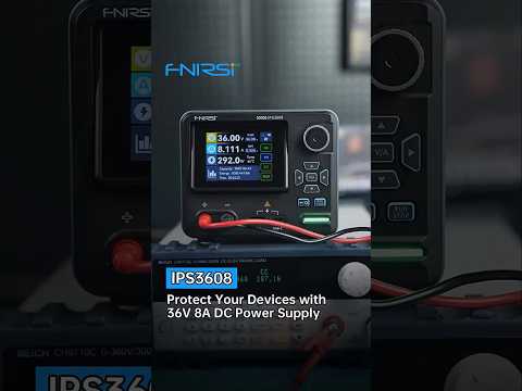 FNIRSI IPS3608 DC Power Supply | Ever Fried Your Gear? Not This Time