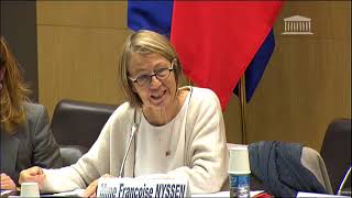 Audition de Françoise Nyssen, Ministre de la Culture, concernant la culture à l'échelle européen