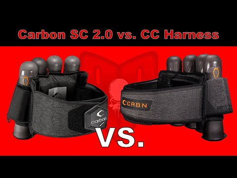 Carbon SC Harness 2.0 vs Carbon CC Paintball Harness // Punisher's Paintball