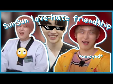 SunSun crack moments ft sunoo's saasy reaction