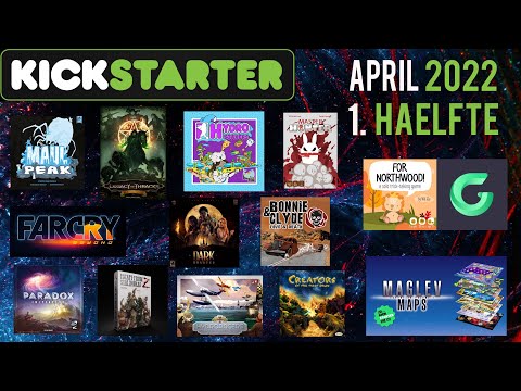 Brettspiele auf Kickstarter & Gamefound im April 2022 (1. Hälfte)