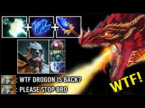 BLACK DROGON IS BACK! Crazy 100% Cleave Mjollnir DK vs Pro PL Epic Max Burn Delete Illu WTF Dota 2
