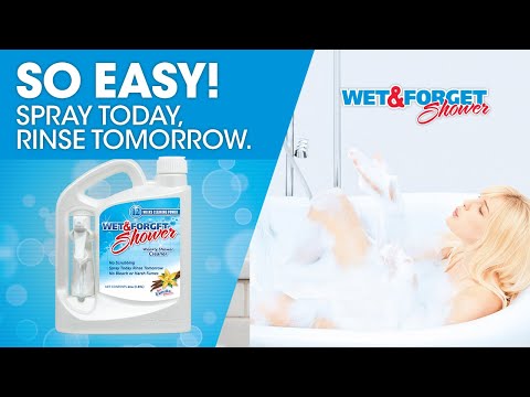 Wet And Forget Shower Spray - No More Scrubbing!