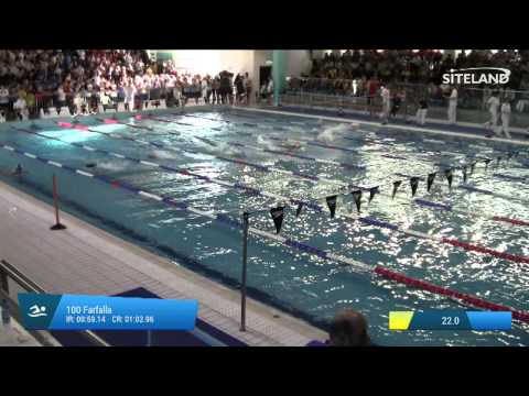 Eliminatorie 1 dei 100 Farfalla Juniores Femmine - 18 Memorial  Chiara Giavi