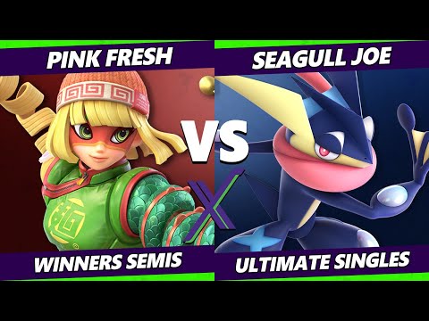 S@X 471 Winners Semis - Pink Fresh (Min Min) Vs. Seagull Joe (Palutena, Greninja, Wolf) - SSBU