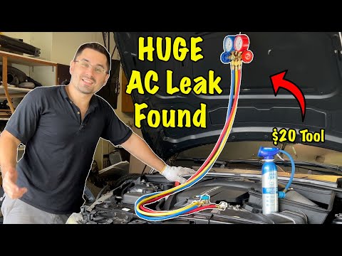 Finding AC Leaks in Empty System – No Freon, No Problem
