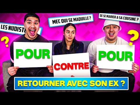 POUR OU CONTRE ? AVEC NOTRE SOEUR ! (on est choqué des réponses mdrr)