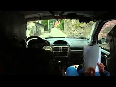 Cameracar Rally Valli Ossolane 2014 Gigliotti-Calori Clio RS N3 - PS 6