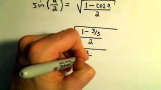 Half Angle Identities to Evaluate Trigonometric Expressions, Example 3