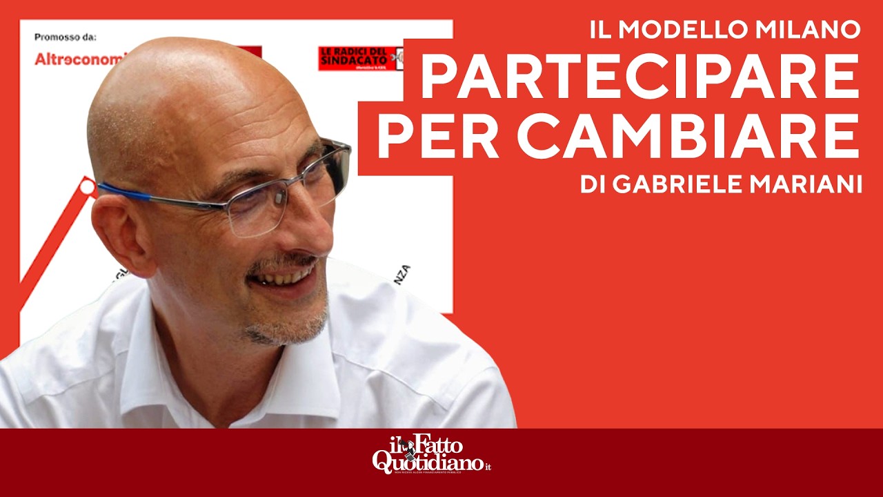 Gabriele Mariani: "Partecipare per cambiare il modello Milano"