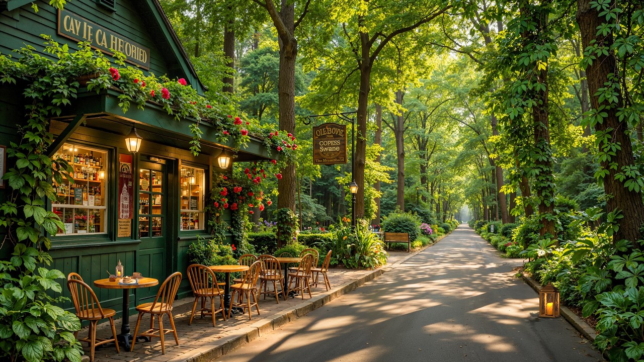 Fresh Ambience at a Lush Forest Café ☕ Soft Morning Jazz for a Great Start & Deep Relaxation