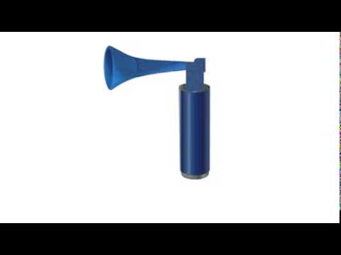 Air horn sound effect long
