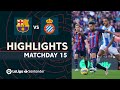 Highlights FC Barcelona vs RCD Espanyol (1-1)