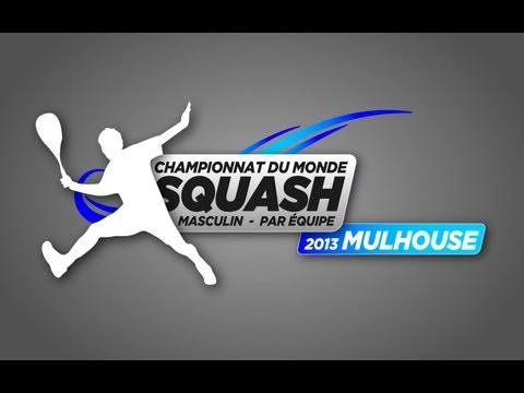 France v England Semi Final World Men's Team Squash Championship 2013