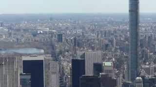 preview picture of video 'New York Empire State Building views from 102 floor 29 Mar 2015 part 4'