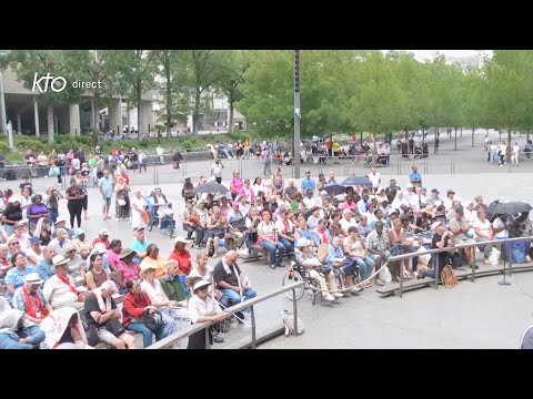 Chapelet du 6 juillet 2023 à Lourdes