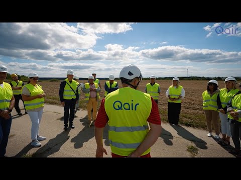 Qair Polska | Wizyta Radnych z Gminy Przybiernów na farmie wiatrowej w Rzepinie.