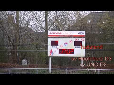 sv Hoofddorp D3 - vv UNO D2 (2-1) 5-2