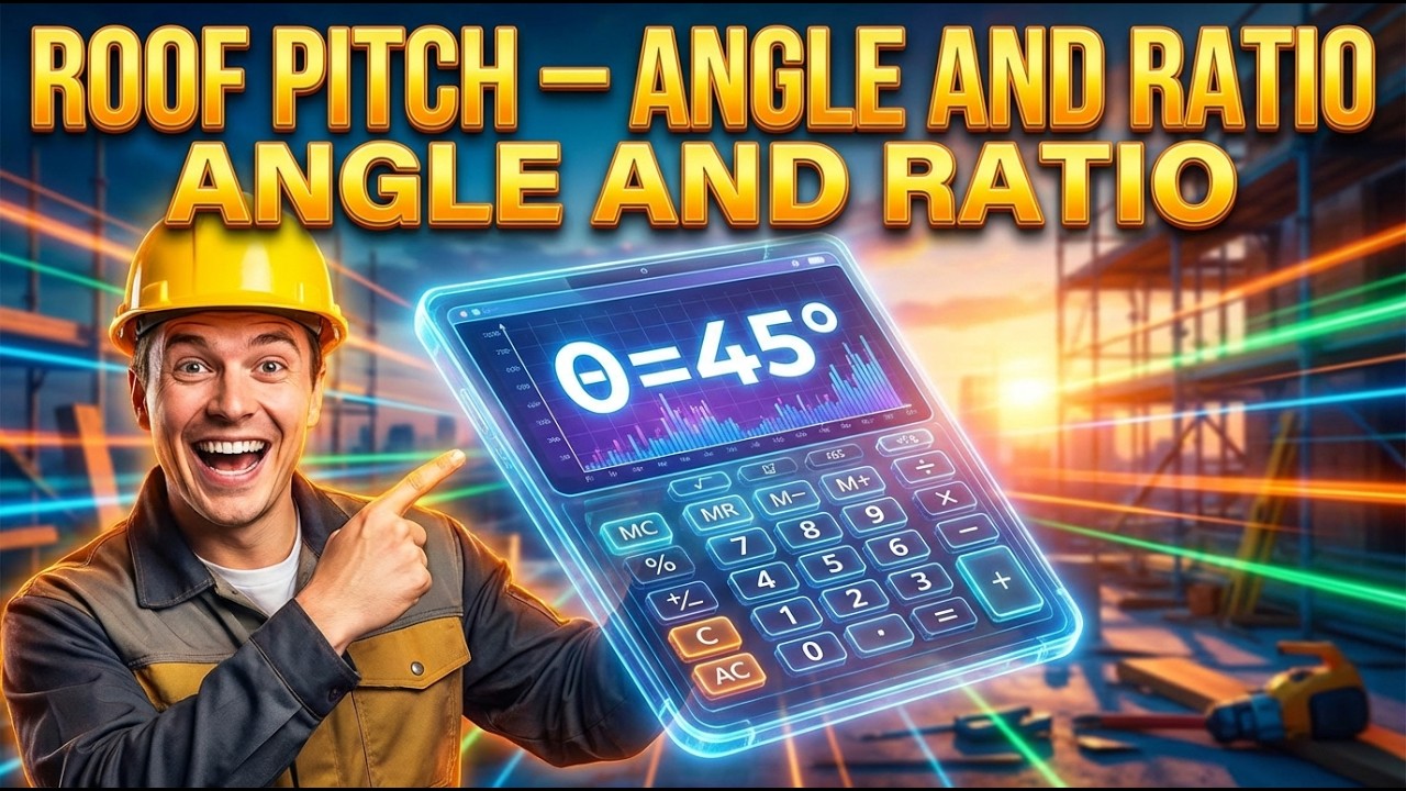 Roof Pitch Calculator — Angle and Ratio