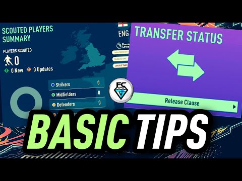 FIFA 21: BASIC CAREER MODE TIPS