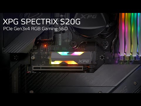 Миниатюра изображения товара SSD диск A-data XPG Spectrix S20G RGB 500Gb (ASPECTRIXS20G-500G-C)