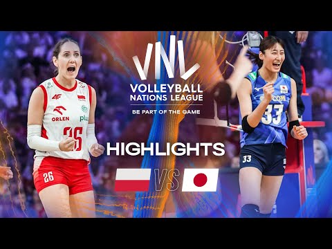 Poland 🇵🇱 vs. Japan 🇯🇵 - Bronze Match | Women's VNL 2025 - Highlights