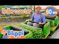Blippi Visits The Fun Spot Amusement Roller Coasters For Kids Educational Videos For Kids