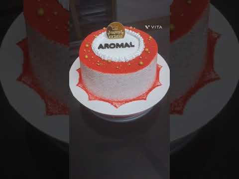 Red Velvet Cake🎂#simple #cake #cakedesign